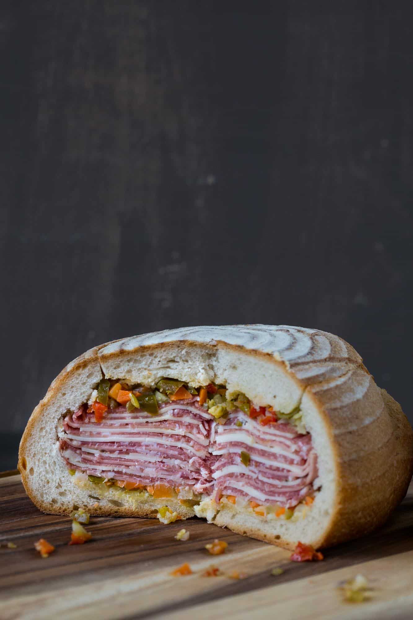 gigantic muffaletta