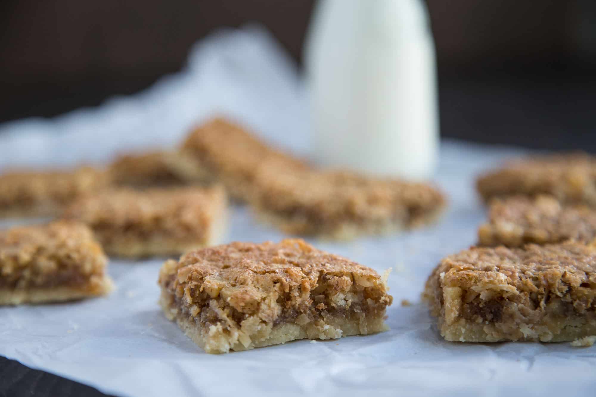chewy coconut bars