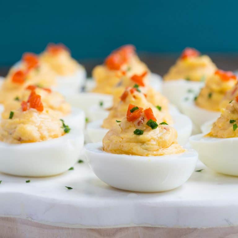 Pimento Cheese Deviled Eggs