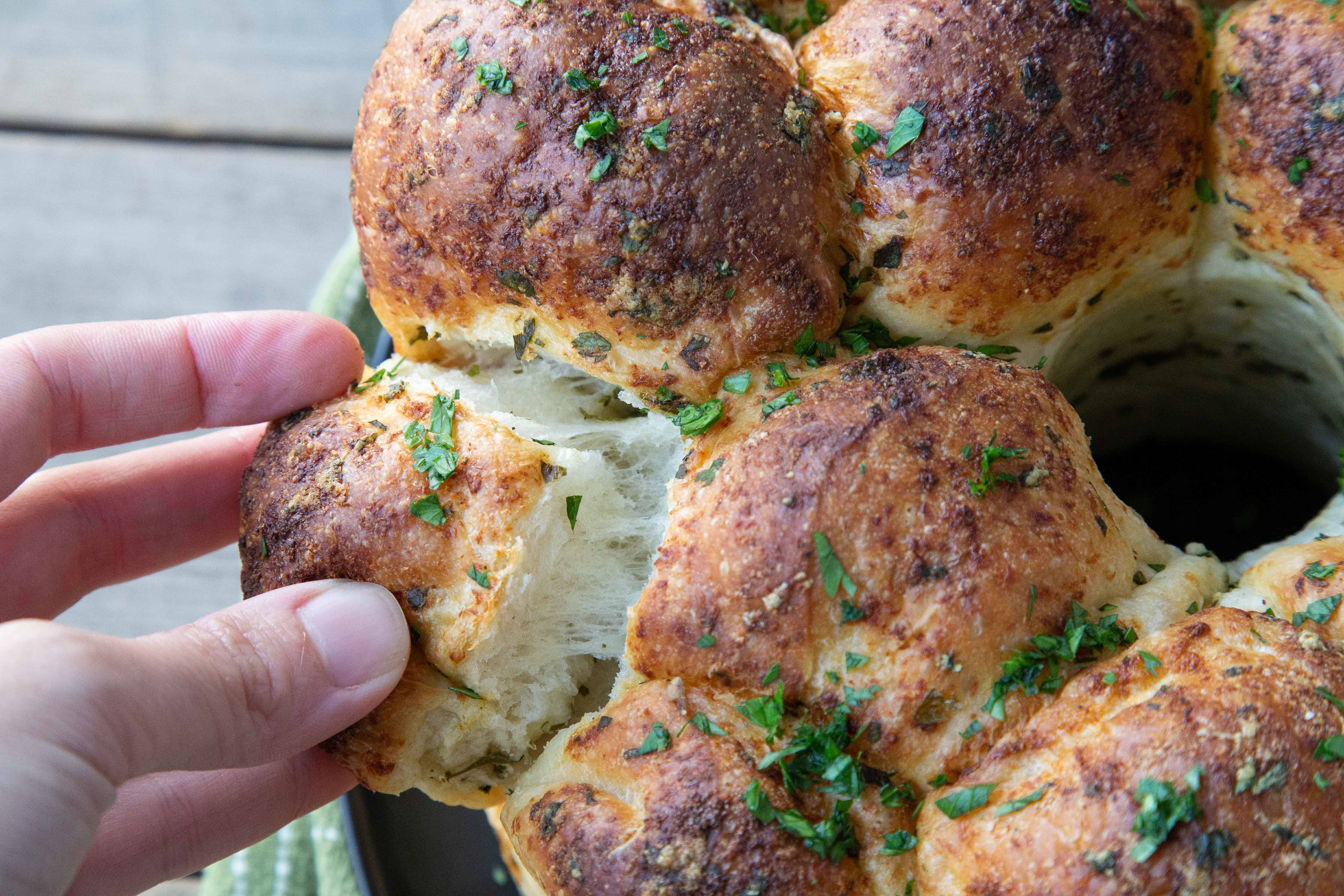 Pull Apart Garlic Bread