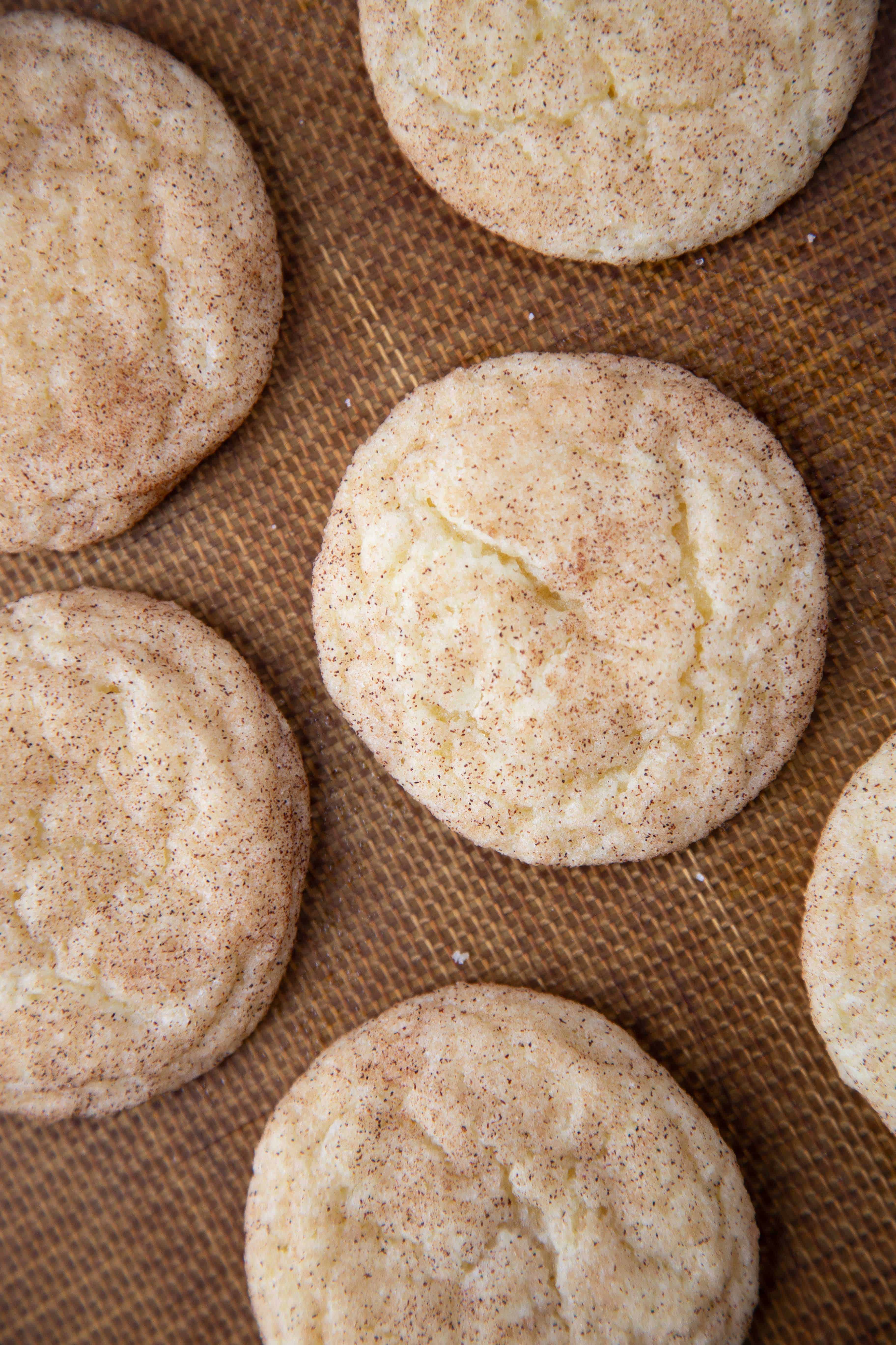 Soft Baked Snickerdoodles