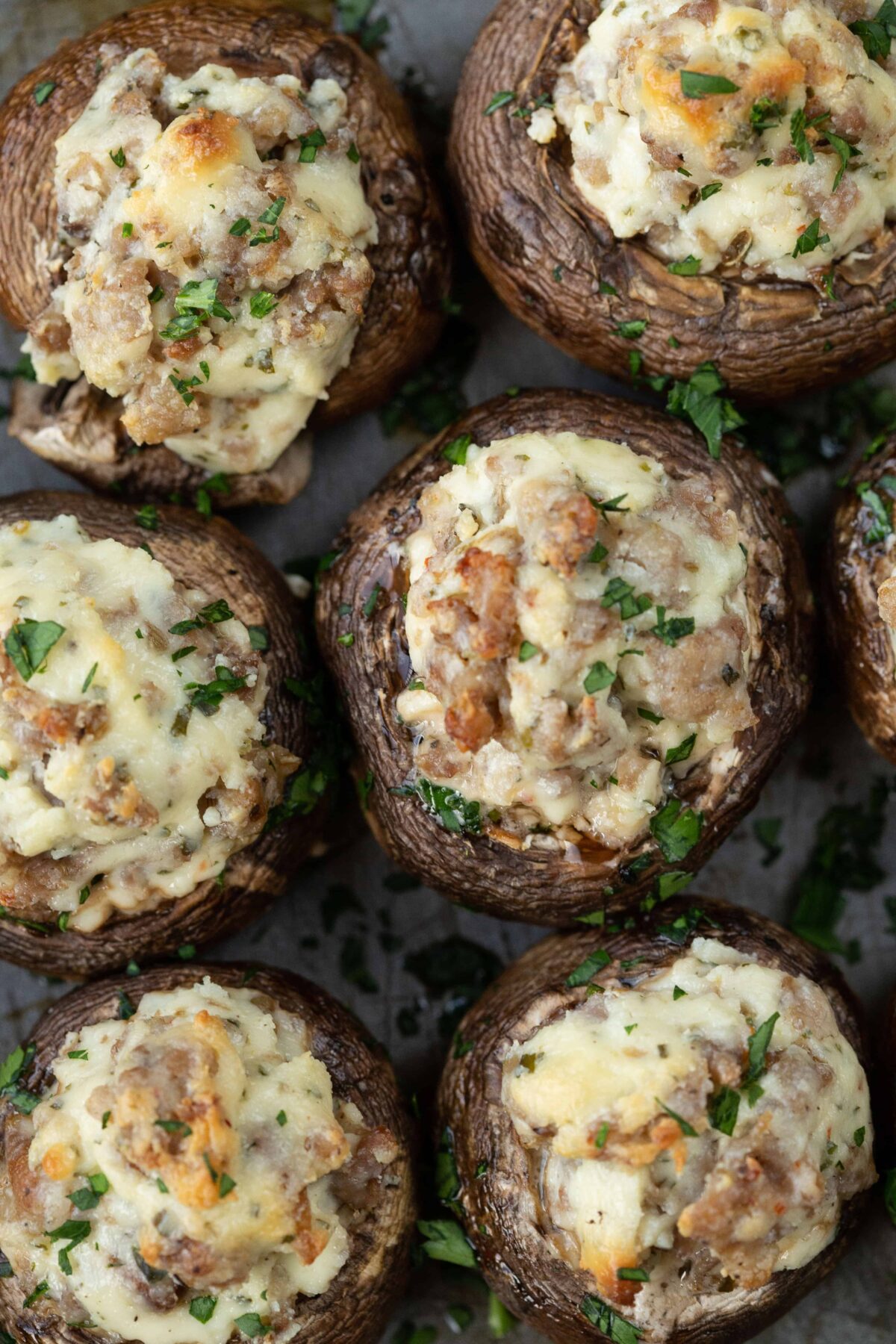 Boursin Stuffed Mushrooms