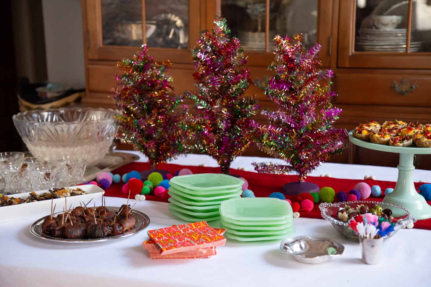 Holiday appetizer buffet