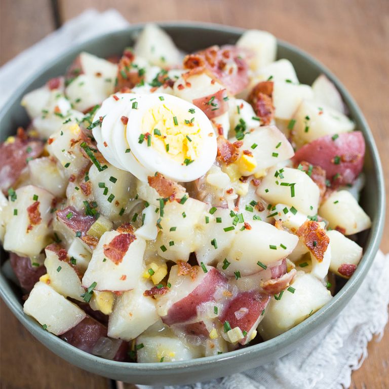 German Potato Salad with Eggs