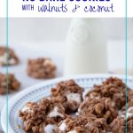 no bake cookies on a white plate