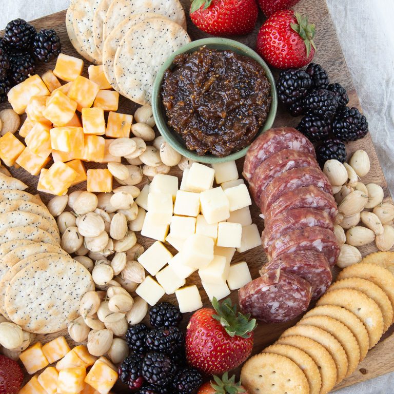 Simple Cheese and Charcuterie Board
