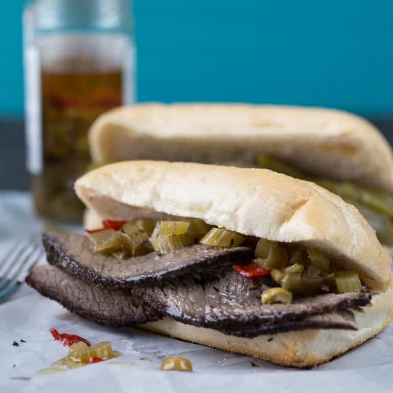 Crockpot Italian Beef Sandwiches