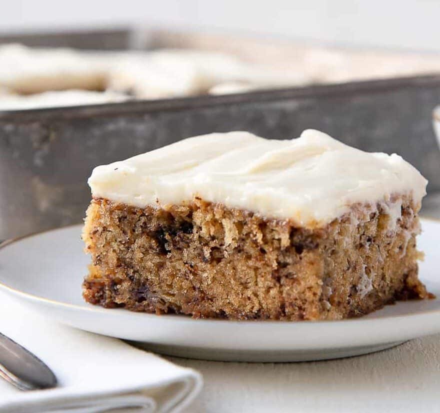 Banana Cake with Cream Cheese Frosting-image