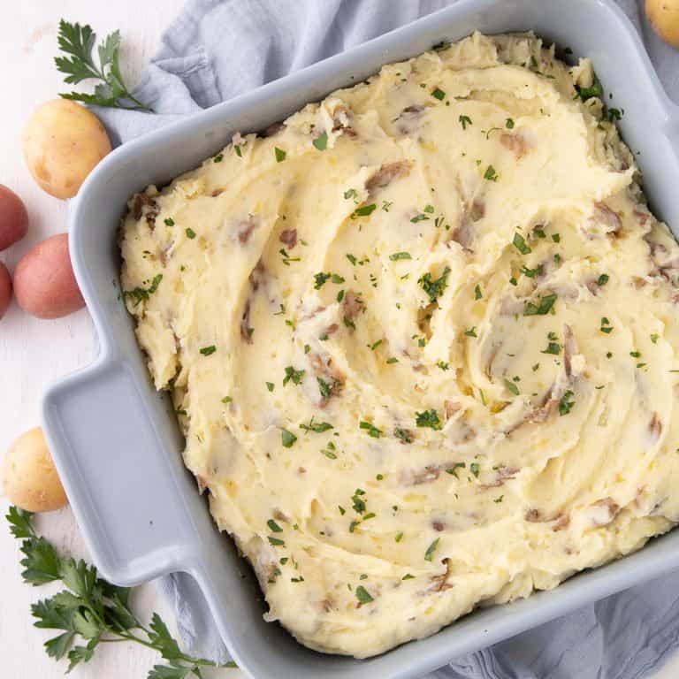 Mashed Potato Casserole (No Peel Recipe)