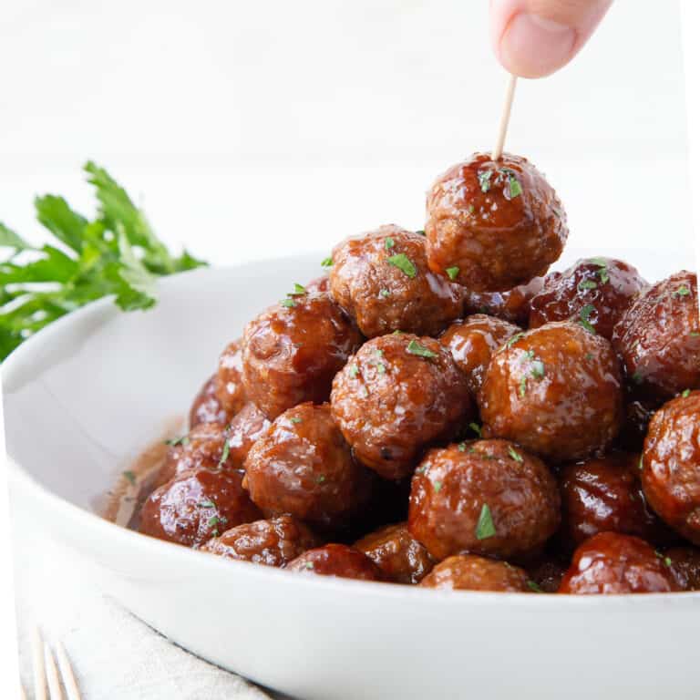 Crockpot BBQ Meatballs