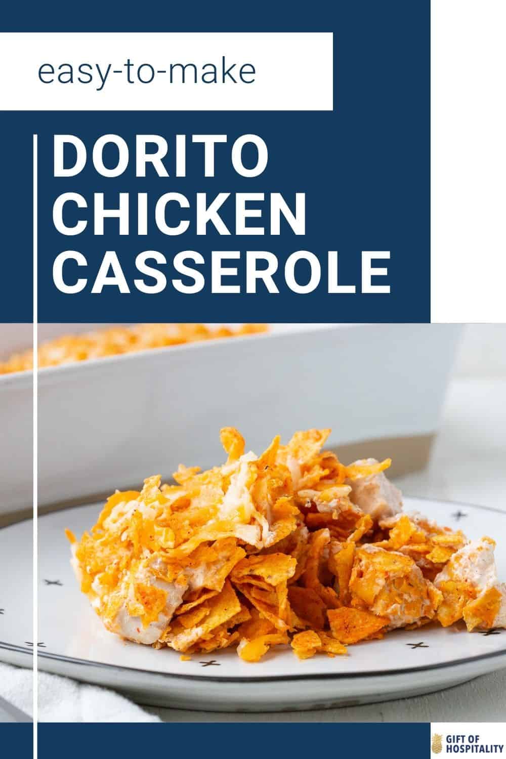 Easy Dorito Chicken Casserole - Gift of Hospitality
