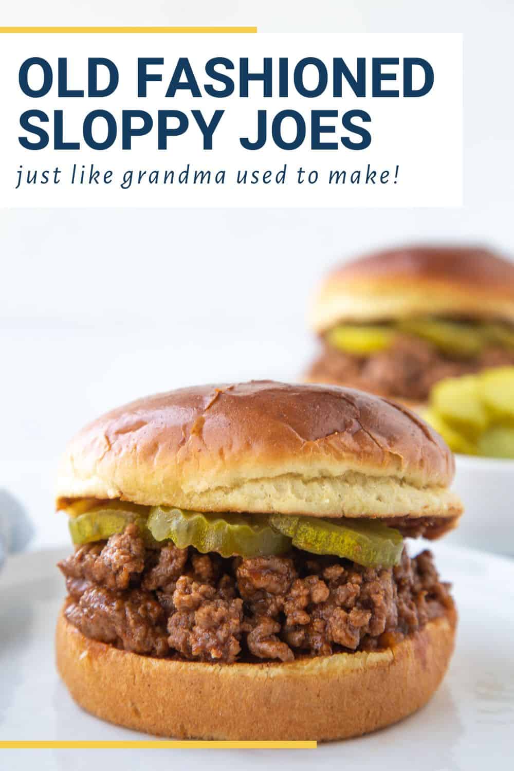 Old Fashioned Sloppy Joes - Gift of Hospitality