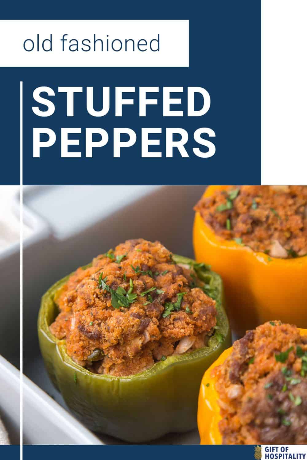 Old Fashioned Stuffed Bell Peppers Recipe Gift of Hospitality