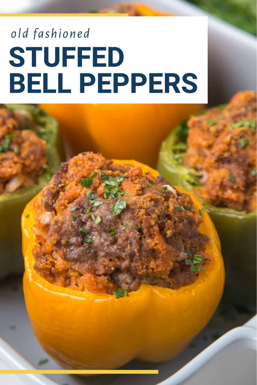Old Fashioned Stuffed Bell Peppers Recipe Gift of Hospitality