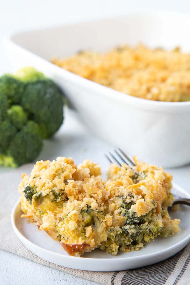 Velveeta Broccoli Casserole with Ritz Crackers Gift of Hospitality