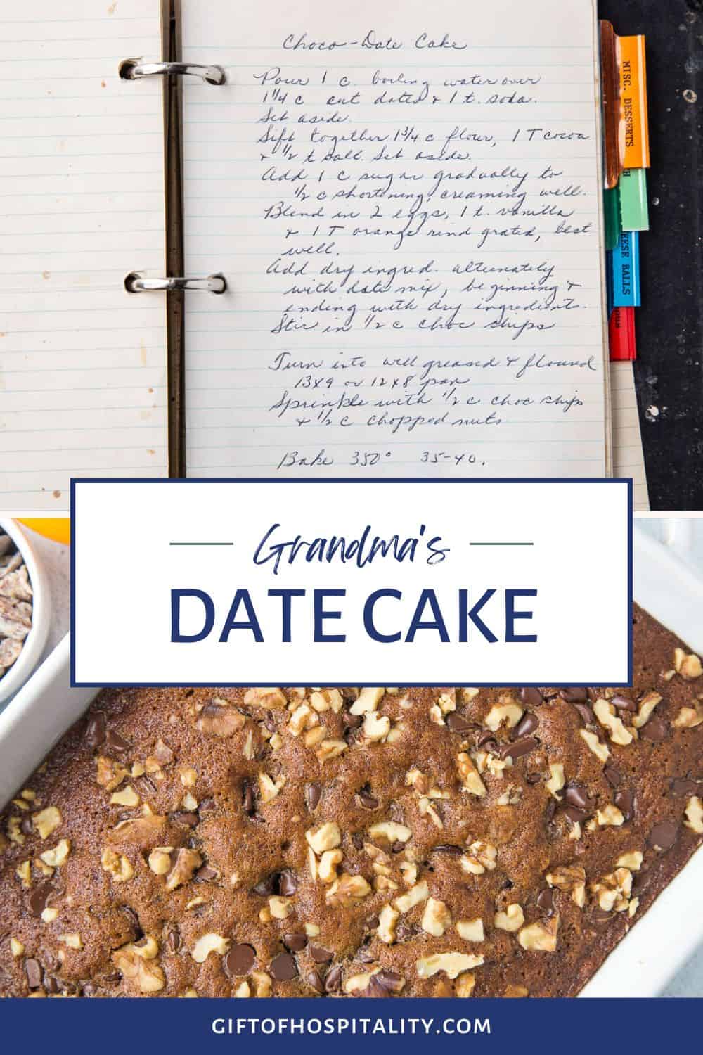 Old Fashioned Date Cake Gift Of Hospitality old-fashioned-date-cake-gift-of-hospitality