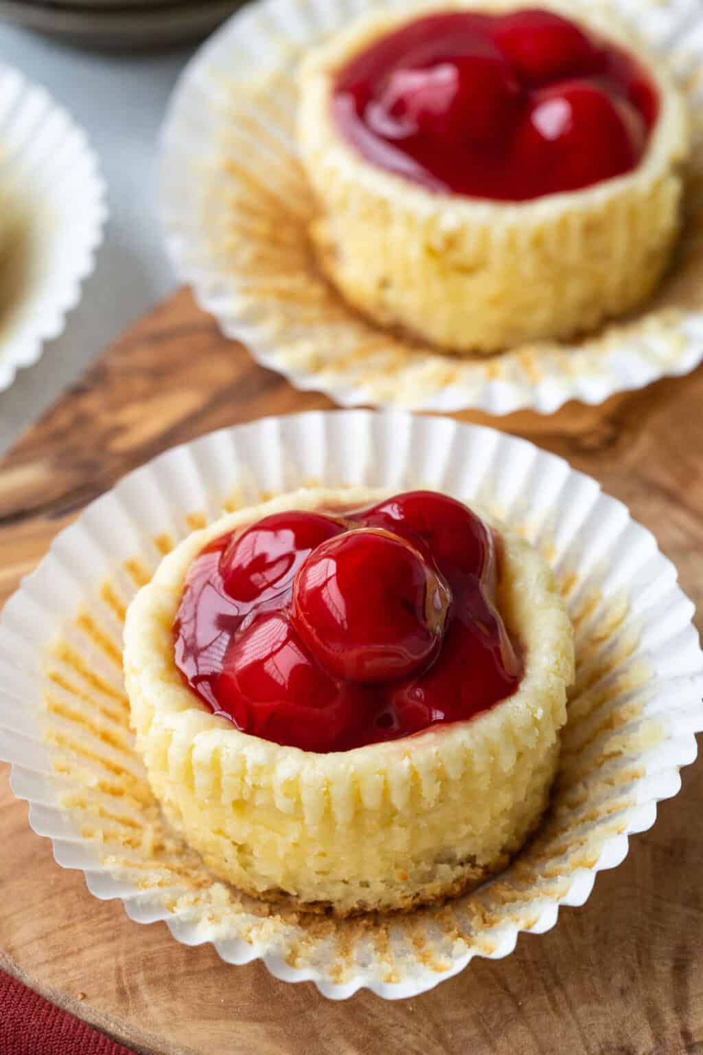 Easy Mini Cherry Cheesecakes Gift of Hospitality