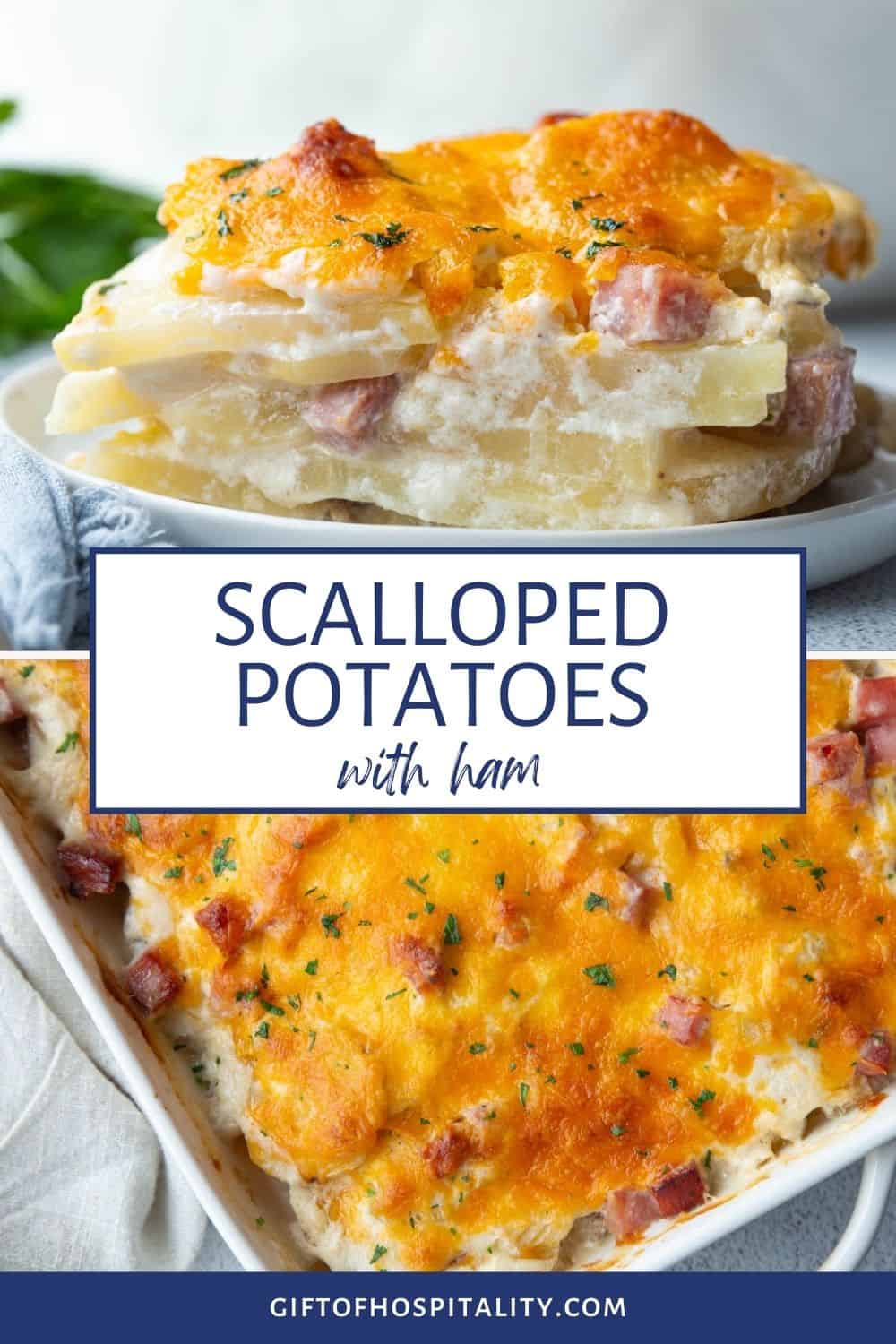 Scalloped Potatoes and Ham (with Mushroom Soup) - Gift of Hospitality
