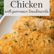 chicken breast with parmesan breadcrumbs
