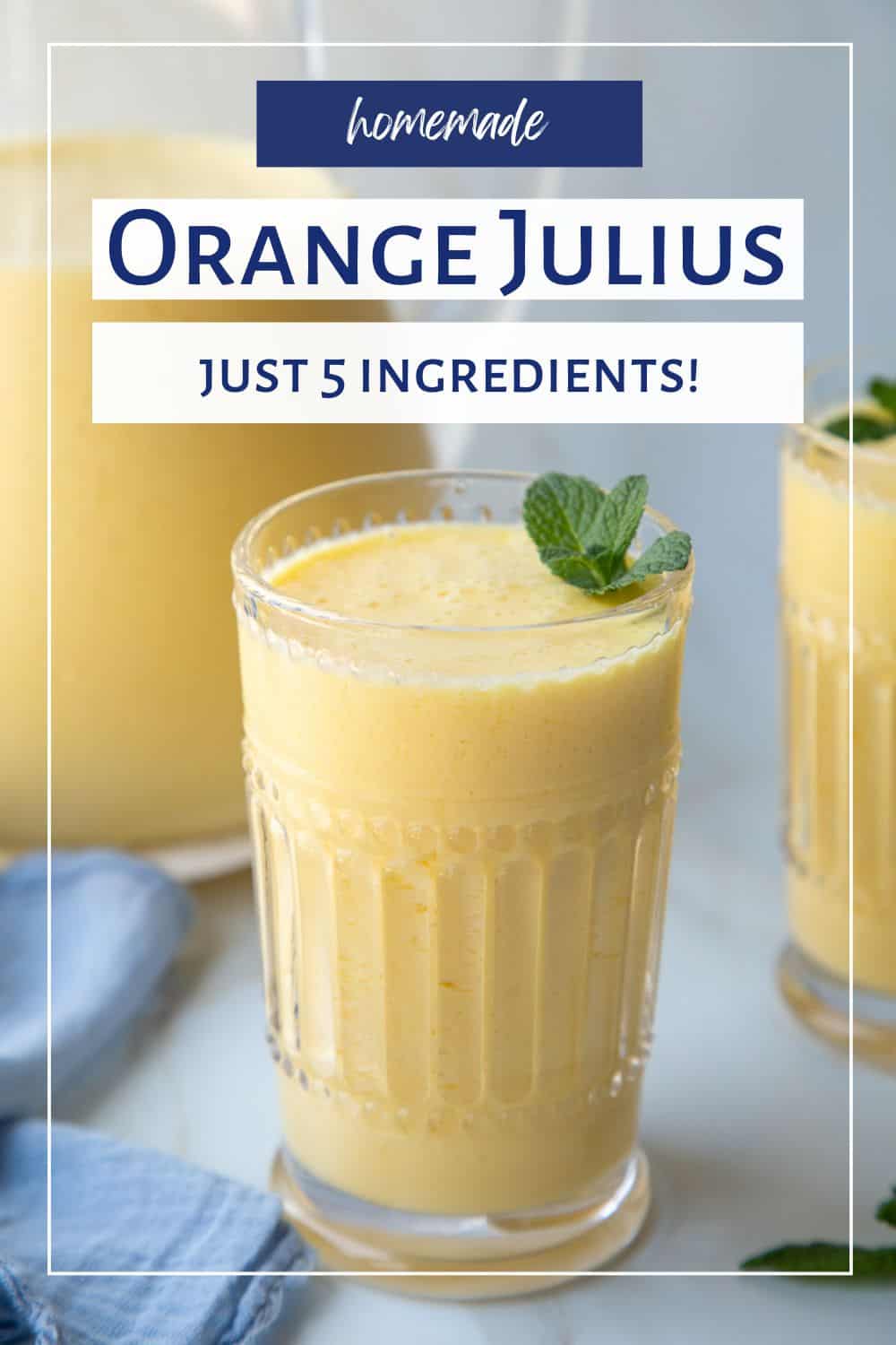 Homemade Orange Julius Gift of Hospitality