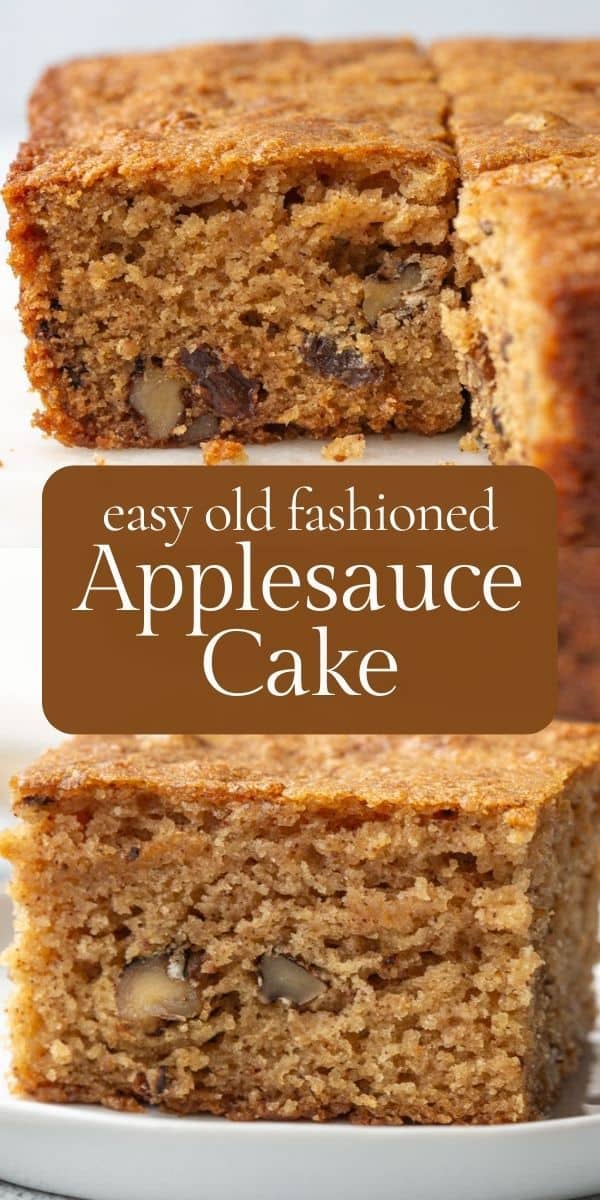 Old Fashioned Applesauce Cake Gift Of Hospitality