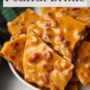 peanut brittle.