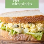 egg salad on sourdough.