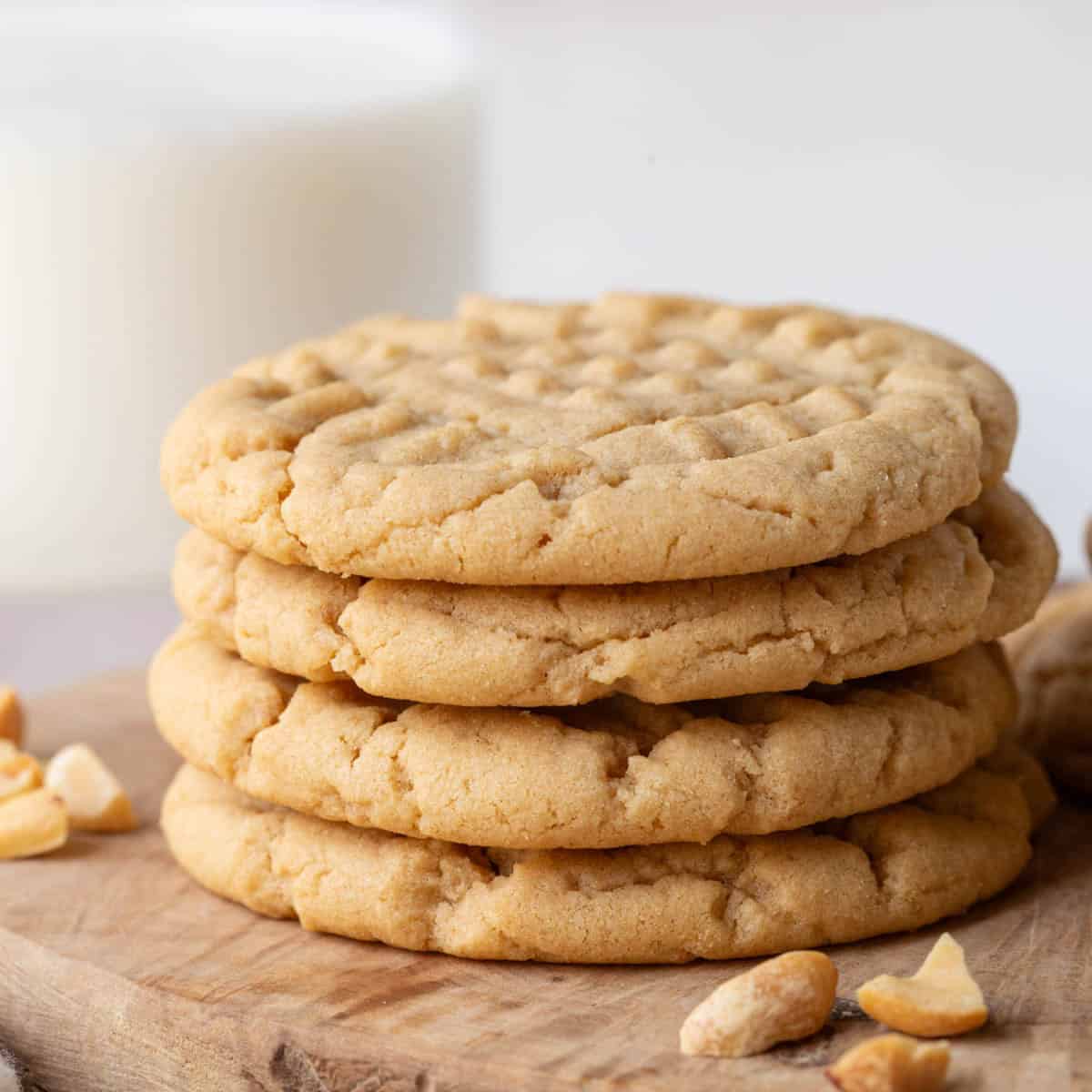 Old Fashioned Chewy Peanut Butter Cookies-image