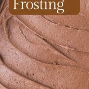 chocolate fudge frosting on a 13x9-inch cake.