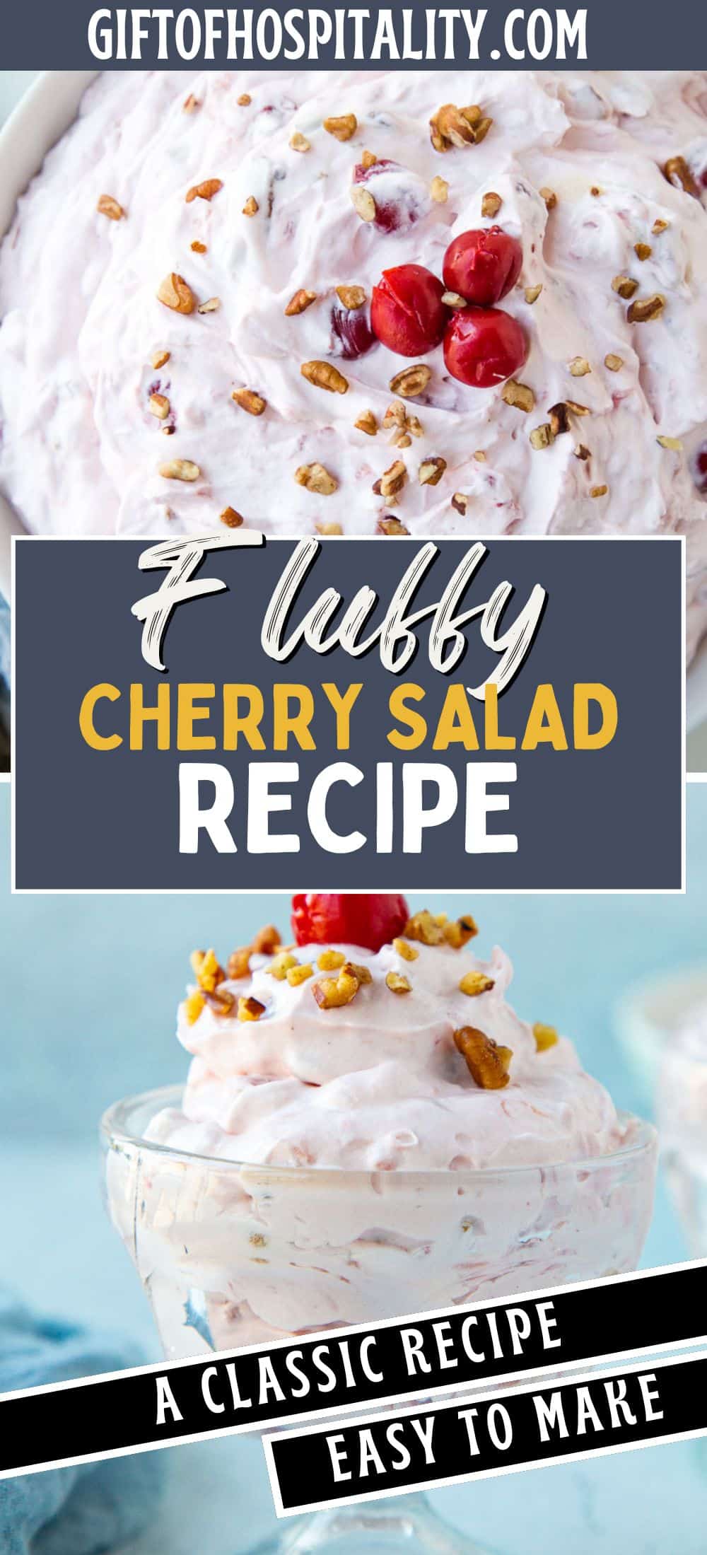 Easy Cherry Salad (With Cherry Pie Filling) - Gift of Hospitality