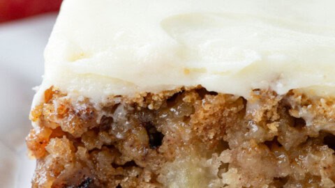 Apple Cake with Cream Cheese Frosting - Gift of Hospitality