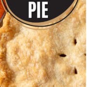 whole pie with vents in the top.