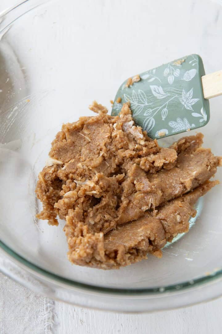 french onion soup mix mixed with mayo and breadcrumbs to create a paste.