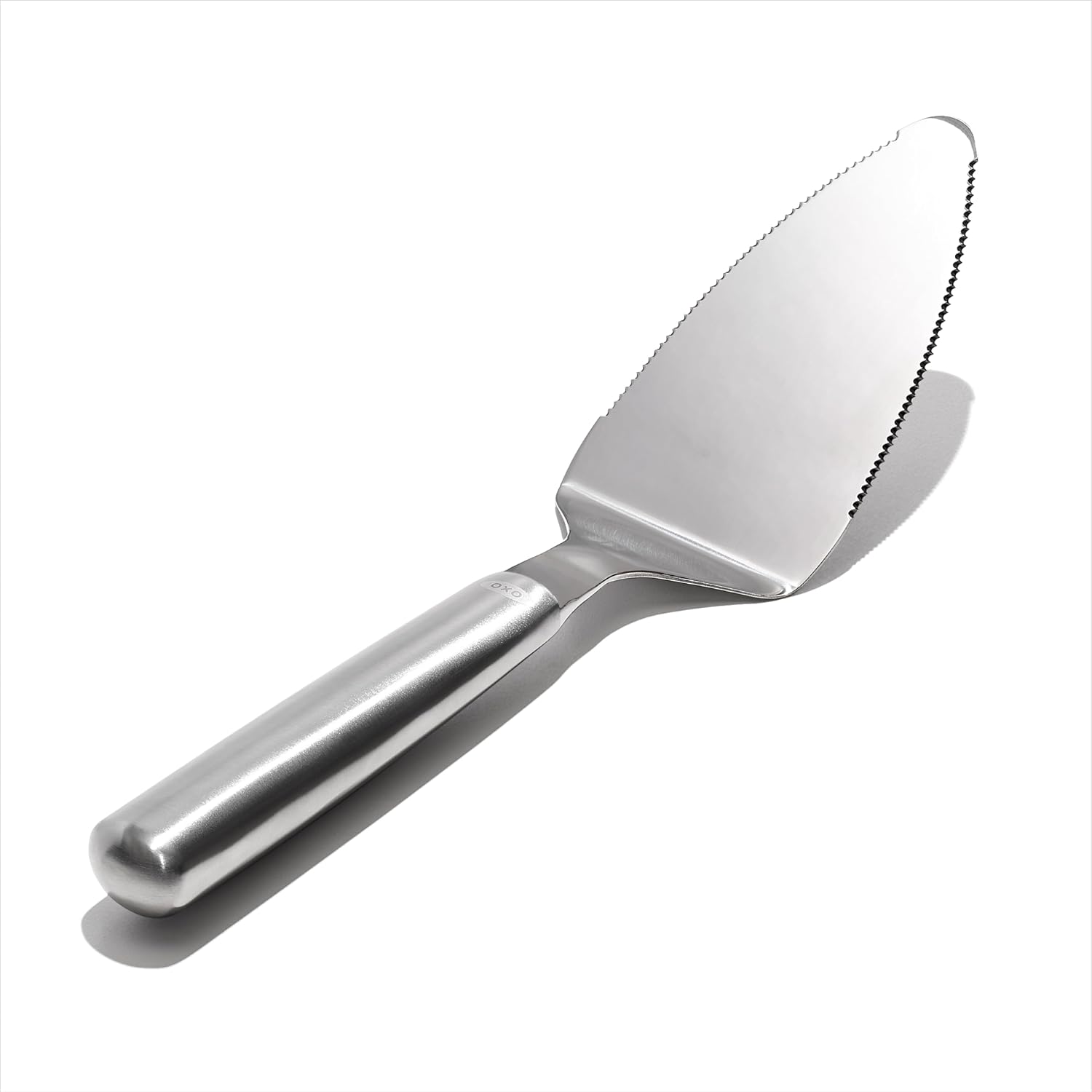 metal pie serving utensil.